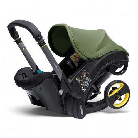 Scoica auto Doona i i-Size Desert Green 2 in 1 - imagine 9